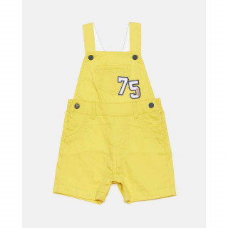 BLUKIDS PANTALONE SHORT SALOPETTE YELLOW CELANDINE 