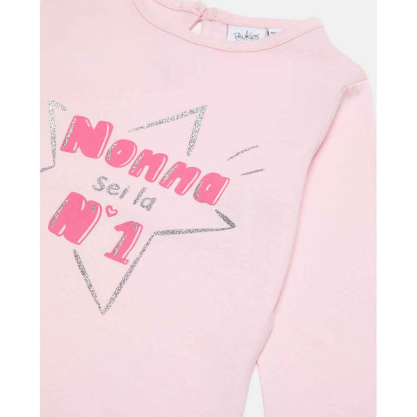 BLUKIDS MAJICA DUG RUKAV TSHIRT PARFAIT PINK 