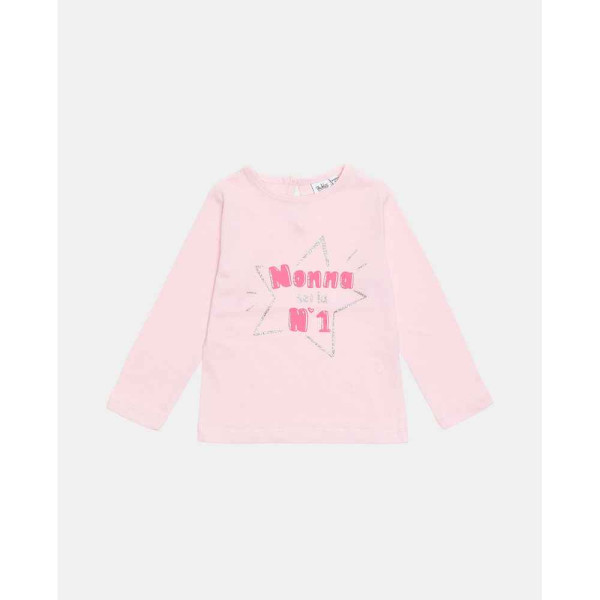 BLUKIDS MAJICA DUG RUKAV TSHIRT PARFAIT PINK 