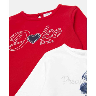 BLUKIDS MAJICA KRATAK RUKAV BPACK TSHIRT TANGORED+BR.WHITE
