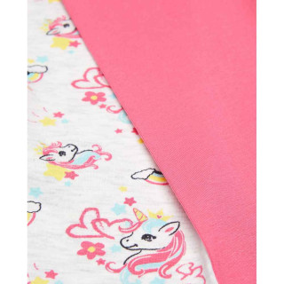 BLUKIDS DONJI DEO BPACK LEGGING LTGREYMEL+HOTPINK 