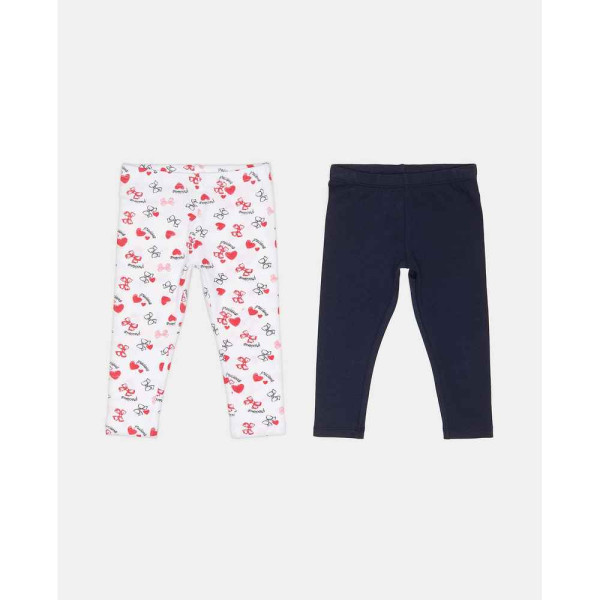 BLUKIDS DONJI DEO BPACK LEGGING BR.WHITE+BLACKIRIS 