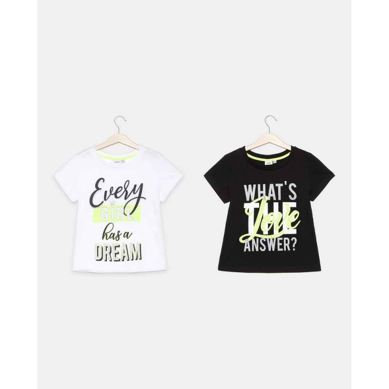 BLUKIDS MAJICA KRATAK RUKAV T-SHIRT S/S BIPACK +BLACK BEAUTY 