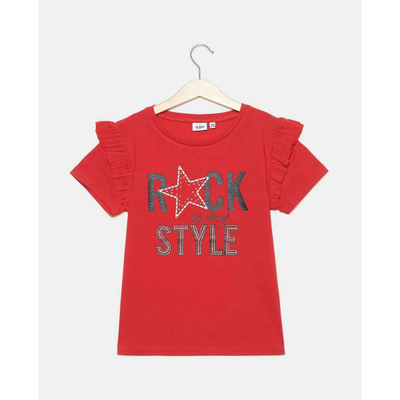 BLUKIDS MAJICA KRATAK RUKAV T-SHIRT S/S MARS RED