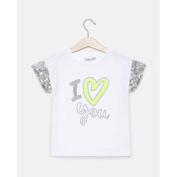 BLUKIDS MAJICA KRATAK RUKAV T-SHIRT S/S BRIGHT WHITE 