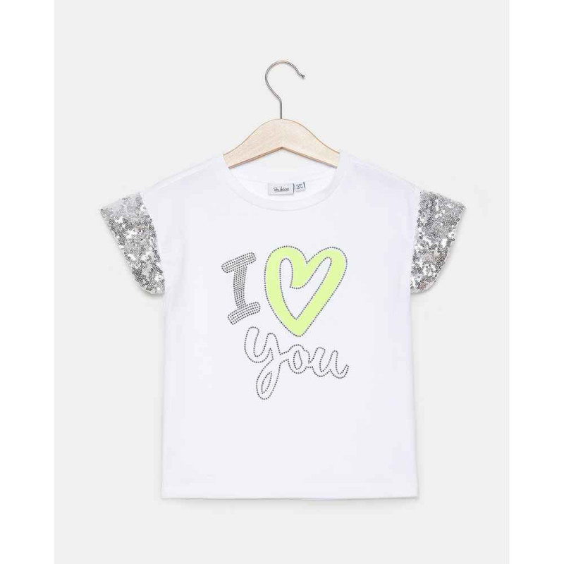 BLUKIDS MAJICA KRATAK RUKAV T-SHIRT S/S BRIGHT WHITE