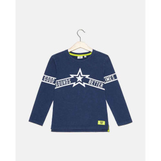 BLUKIDS MAJICA DUG RUKAV T-SHIRT CHINA BLUE