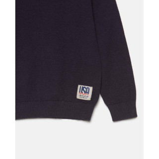 BLUKIDS DZEMPER ROUND NECK MARITTIME BLUE