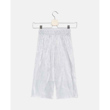 BLUKIDS PANTALONE TROUSERS SILVER 