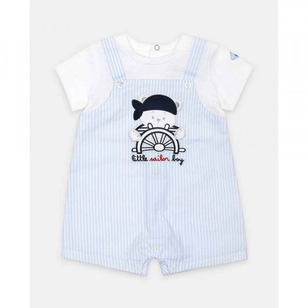 BLUKIDS ZEKA PAGLIACCETTO BOY STRIPES WHITE