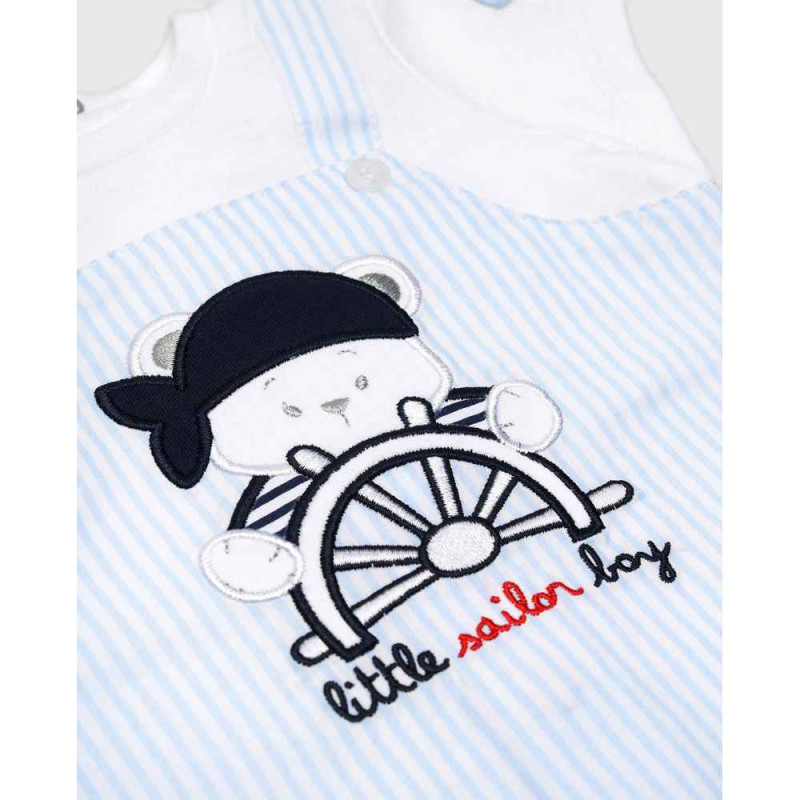 BLUKIDS ZEKA PAGLIACCETTO BOY STRIPES WHITE