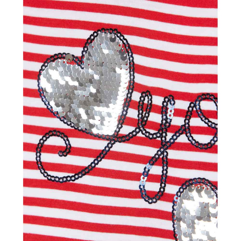 BLUKIDS MAJICA KRATAK RUKAV T-SHIRT S/S Y/D STRIPES RED/WHIT