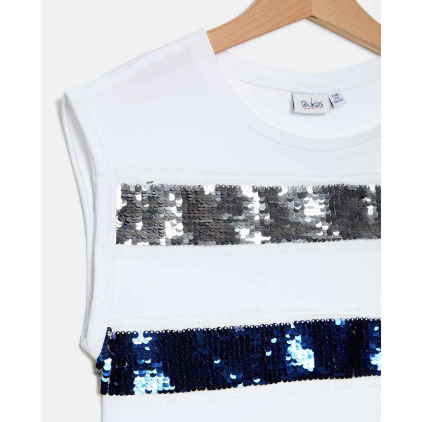 BLUKIDS MAJICA KRATAK RUKAV T-SHIRT S/S BRIGHT WHITE 