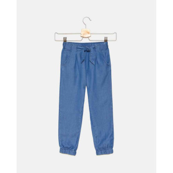 BLUKIDS PANTALONE TROUSERS MEDIUM BLUE 