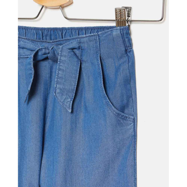 BLUKIDS PANTALONE TROUSERS MEDIUM BLUE 