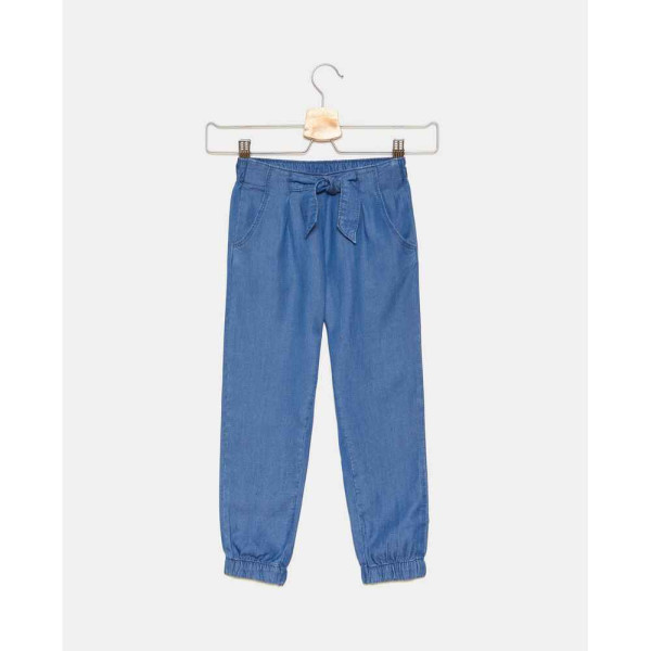 BLUKIDS PANTALONE TROUSERS MEDIUM BLUE 