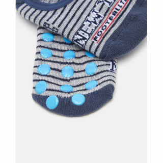 BLUKIDS CARAPE ANTISLIP BOY GRE MELANGE
