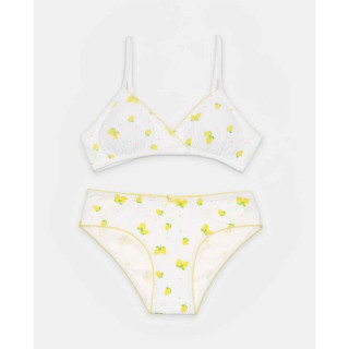 BLUKIDS TOP I GACICE BRA + SLIP AOP MULTICOLOR