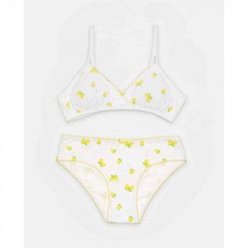 BLUKIDS TOP I GACICE BRA + SLIP AOP MULTICOLOR 