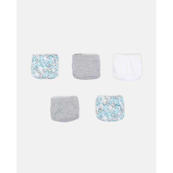 BLUKIDS GACICE PK 5 SLIP 9/14 MULTICOLOR