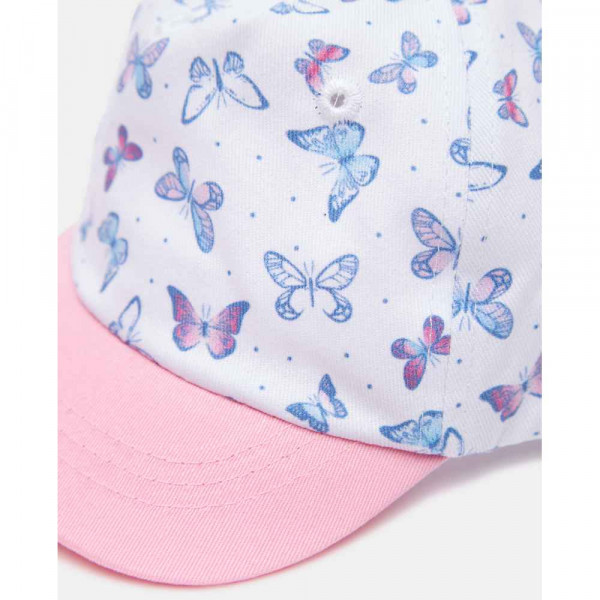 BLUKIDS KAPA BASEBALL BUTTERFLY BIANCO WHITE
