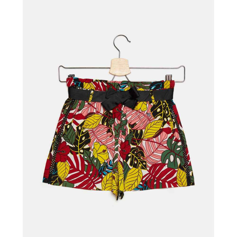 BLUKIDS SORC SHORTS AOP SNOW WHITE + AOP