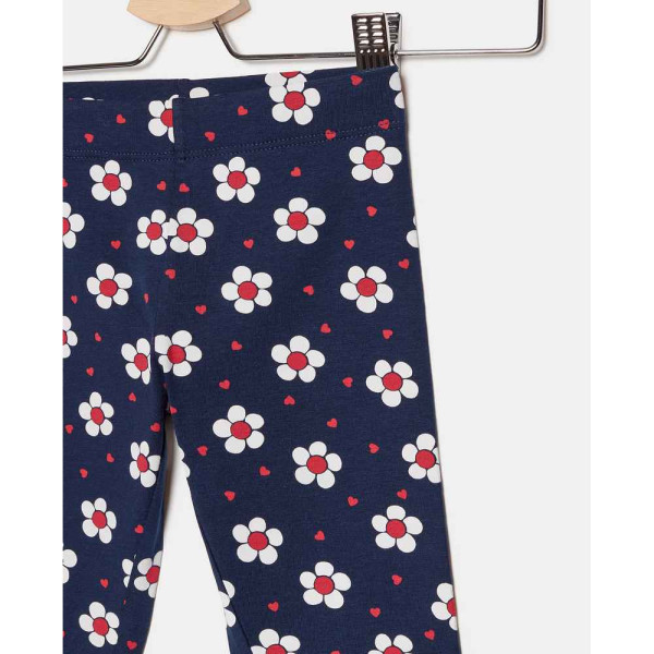 BLUKIDS HELANKE LEGGINGS AOP AOP FLOWERS