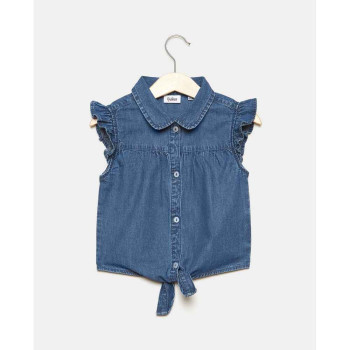 BLUKIDS KOSULJA BLOUSE MEDIUM BLUE 