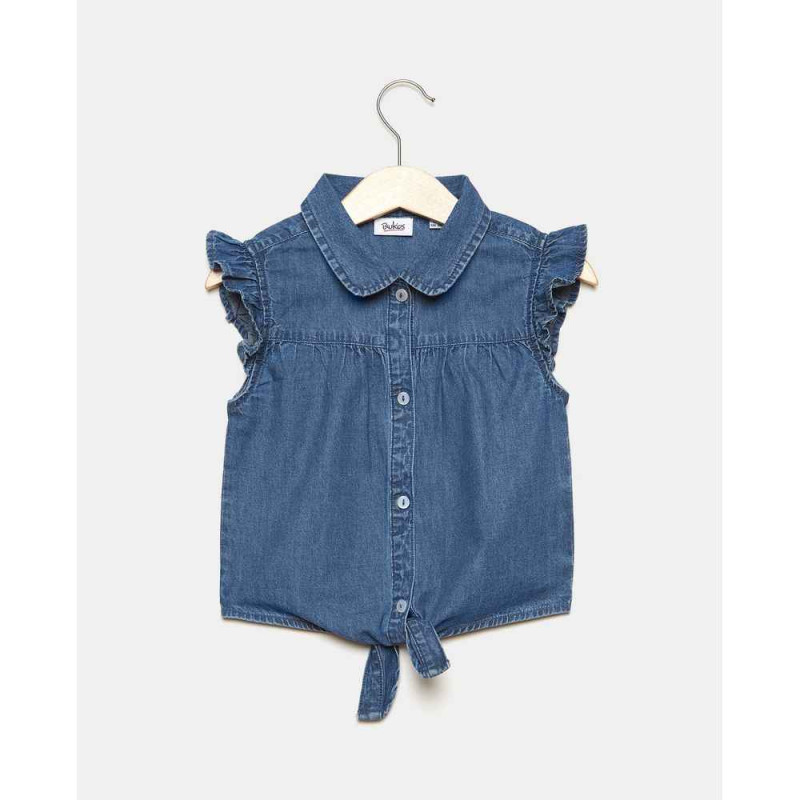 BLUKIDS KOSULJA BLOUSE MEDIUM BLUE