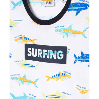 BLUKIDS TRENERKA KOMPLET JOG SET WHITE/BLUE