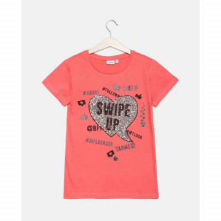 BLUKIDS MAJICA KRATAK RUKAV T-SHIRT S/S PARADISE PIN