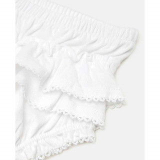 BLUKIDS GACICE BRIEF WITH RUFFLES BRIGHT WHITE
