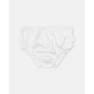 BLUKIDS GACICE BRIEF WITH RUFFLES BRIGHT WHITE