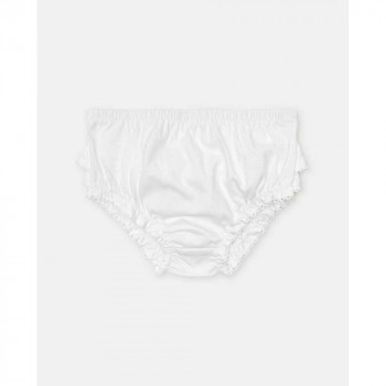 BLUKIDS GACICE BRIEF WITH RUFFLES BRIGHT WHITE 