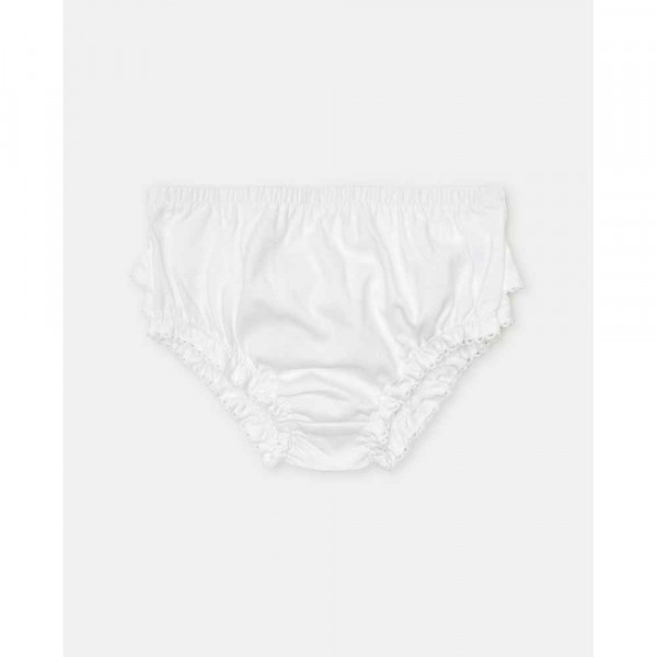 BLUKIDS GACICE BRIEF WITH RUFFLES BRIGHT WHITE