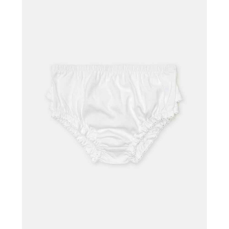 BLUKIDS GACICE BRIEF WITH RUFFLES BRIGHT WHITE