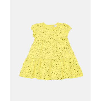 BLUKIDS HALJINA DRESS AOP BUTTERCUP 