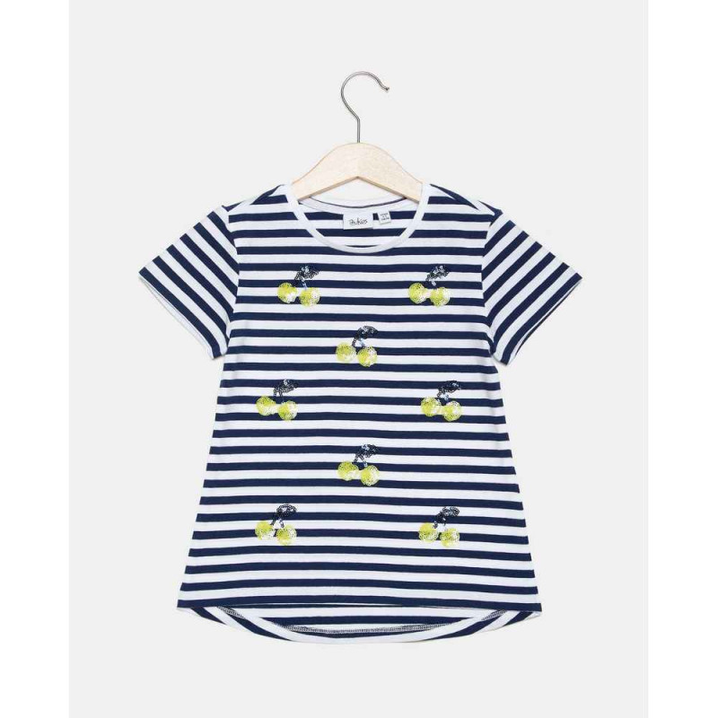 BLUKIDS MAJICA KRATAK RUKAV T-SHIRT S/S + Y/D STRIPES