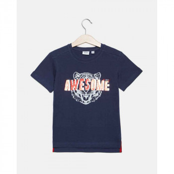 BLUKIDS MAJICA KRATAK RUKAV T-SHIRT W/ SEQUINS TRAVELLER BLUE 