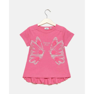 BLUKIDS MAJICA KRATAK RUKAV T-SHIRT S/S CARMINE ROSE 