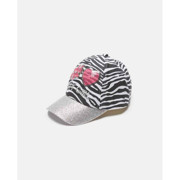 BLUKIDS KACKET HAT HASTAG + HEART BRILLIANT WH 