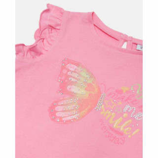 BLUKIDS MAJICA KRATAK RUKAV TSHIRT SACHET PINK