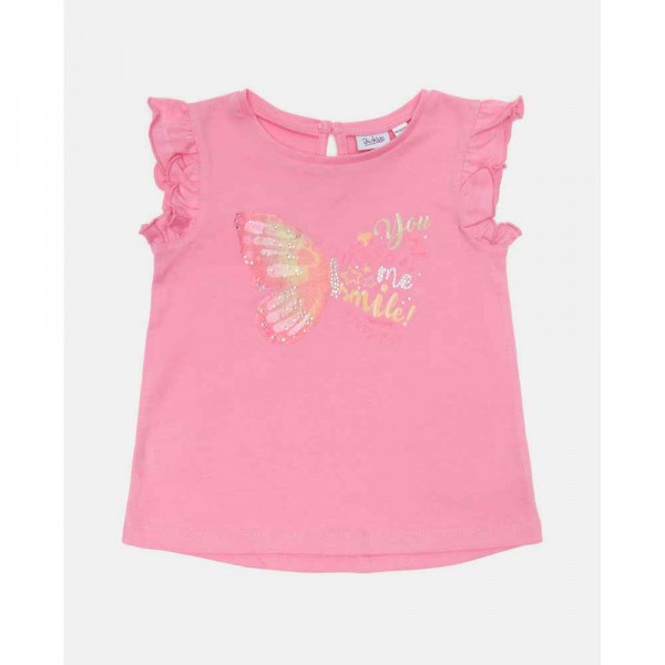 BLUKIDS MAJICA KRATAK RUKAV TSHIRT SACHET PINK