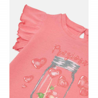 BLUKIDS MAJICA BEZ RUKAVA TSHIRT PINK LEMONAD