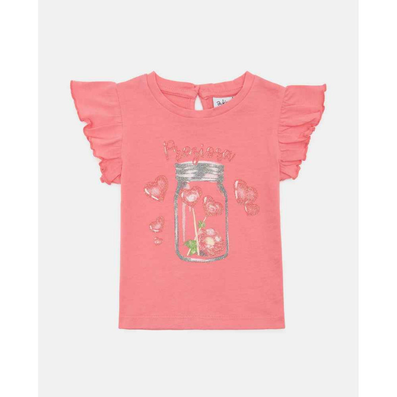 BLUKIDS MAJICA BEZ RUKAVA TSHIRT PINK LEMONAD