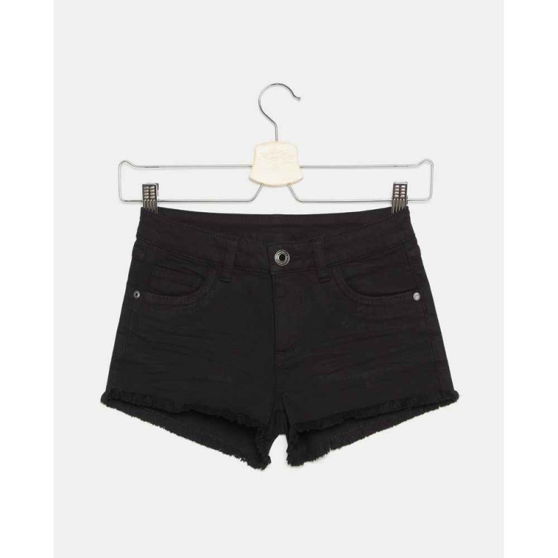 BLUKIDS SORC SHORTS SOLID BLACK BEAUTY