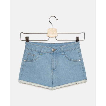 BLUKIDS SORC SHORTS DENIM WASHING/LIGHT BLUE 