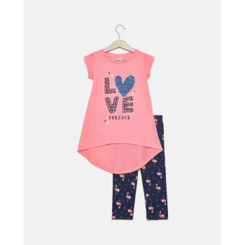 BLUKIDS TRENERKA KOMPLET  JOGGING SET +ESTATE BLUE AOP 