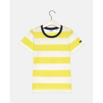BLUKIDS MAJICA KRATAK RUKAV T-SHIRT TRAVELOFFWH/LEMON 