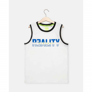 BLUKIDS MAJICA BEZ RUKAVA TANK TOP WHITE FITNESS 